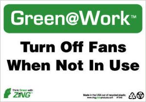 Green At Work™ Signs, National Marker