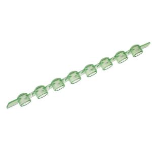 Eight strip caps for T-3031 PCR, green