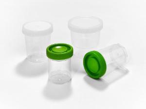 Screw lid specimen containers