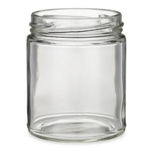 Straight Sided Jars, Clear