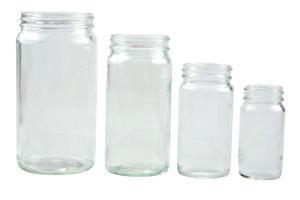Clear Wide Mouth AC Round Bottles