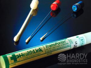 Healthlink Transporter, swab with Amies gel and charcoal, Hardy Diagnostics