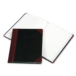 Boorum & Pease® Log Book with Red and Black Cover, Essendant