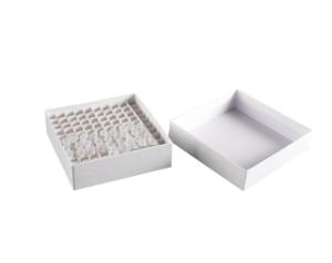 cardboard cryo freezer box 0.5 ml white