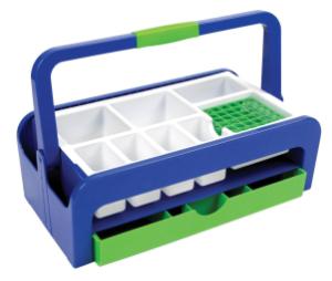Phlebotomy tray kit a blue/green