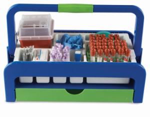 Phlebotomy tray kit b blue/green
