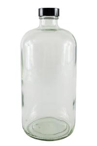 Bottle flint 32 oz w cap pack 12