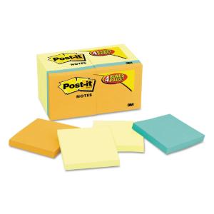 Post-it® Notes Original Pads Assorted Value Packs, Essendant