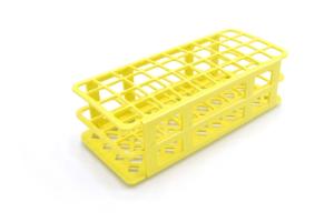 Fold + snap tube rack 21 mm 40-place y/w