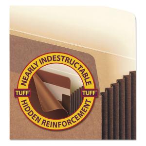 Smead® Redrope Tuff® Pocket Drop Front File Pockets with Tyvek® Lined Gussets