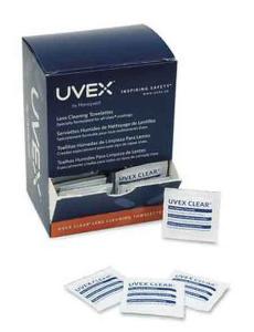 Uvex Clear Plus® lens cleaning wipes