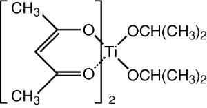Bis(2,4-pentanedionato)bis(2-propanolato)titanium(IV) ≥75% in isopropanol (IPA)