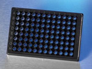 96-well high content screening microplates with glass bottom