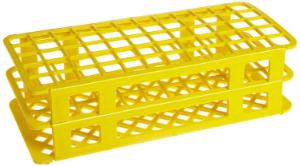 Fold + snap tube rack 17 mm 60-place y/w