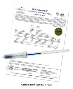VWR® Calibrated Dry Block/Incubator Liquid-In-Glass Thermometers