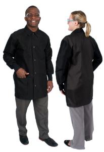 DenLine Protection Plus® laboratory coats, black