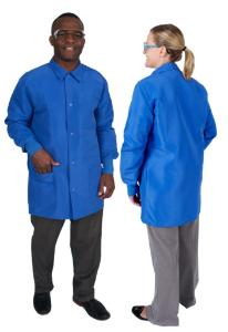 DenLine Protection Plus® laboratory coats, royal blue