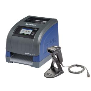 Bradyprinter i3300 with CR950 barcode scanner and software kit