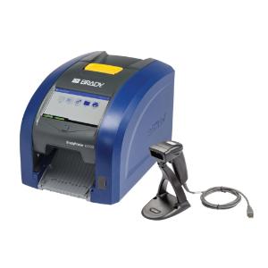 Bradyprinter i5300 with CR950 barcode scanner and software kit