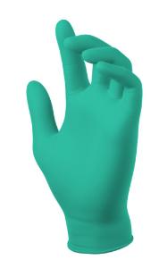 Neoprene powder-free gloves, green