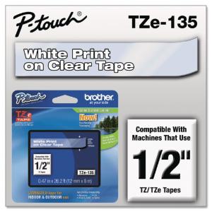 Brother® P-Touch® TZ/TZe Series Standard Adhesive Laminated Labeling Tape, Essendant