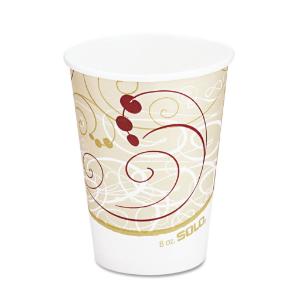 SOLO® Cup Company Paper Hot Cups in Symphony™ Design, Essendant