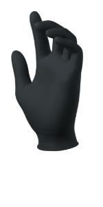 Nitrile gloves, black