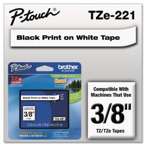 Brother® P-Touch® TZ/TZe Series Standard Adhesive Laminated Labeling Tape, Essendant