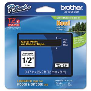 Brother® P-Touch® TZ/TZe Series Standard Adhesive Laminated Labeling Tape, Essendant