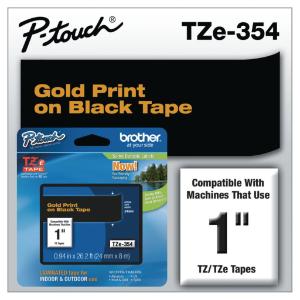 Brother® P-Touch® TZ/TZe Series Standard Adhesive Laminated Labeling Tape, Essendant