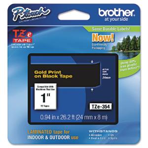 Brother® P-Touch® TZ/TZe Series Standard Adhesive Laminated Labeling Tape, Essendant