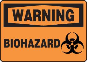 Sign - Warning biohazard