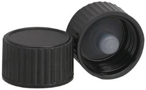 Poly-seal® Black Phenolic PE-cone Lined Screw Caps, Wheaton, DWK Life Sciences