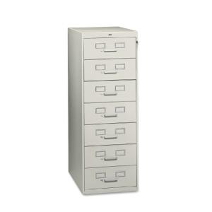 Tennsco Seven-Drawer Multimedia/Card File Cabinet, Essendant LLC MS