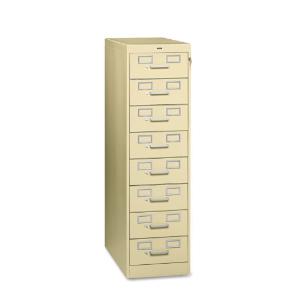 Tennsco Eight-Drawer Multimedia/Card File Cabinet, Essendant LLC MS