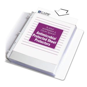 C-Line® Sheet Protector with Microban® Antimicrobial Protection, Essendant