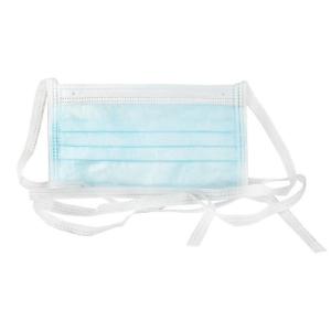Surgical mask with tie