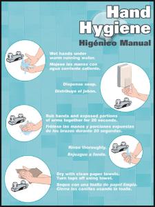Poster - Hand hygien biling
