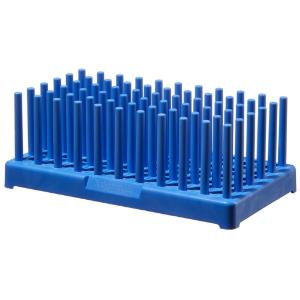 Polypropylene-filled test tube peg racks