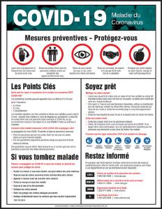 Poster - COVID-19 french