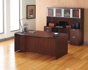 Alera® Valencia Series Bow Front Desk Shell, Essendant LLC MS
