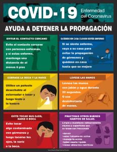 Poster - COVID-19, spanish
