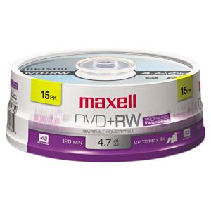 Maxell® DVD+RW Rewritable Disc, Essendant LLC MS