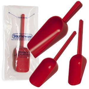 SP Bel-Art Sterileware® Red Sterile Sampling Scoops, Bel-Art Products, a part of SP