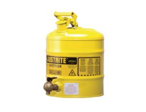 5 Gallon Lab Safety Can with Faucet #08540, Yellow