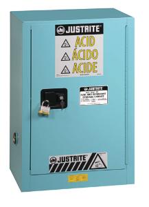 15 Gallon Compac Acid Safety Cabinet, Self-Closing