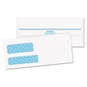 Quality Park™ Double Window Security Tinted Invoice and Check Envelope, Essendant