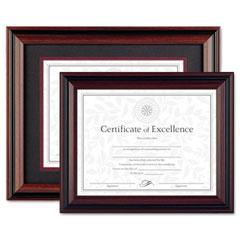 DAX® Two-Tone Rosewood/Black Document Frame, Essendant LLC MS
