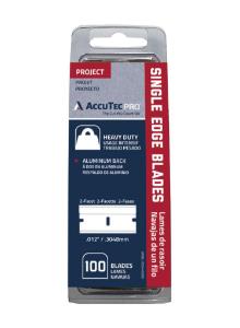 AccuTec pro single edge blade package