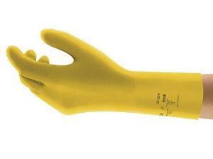 AlphaTec® 37-320 light-duty nitrile glove, yellow